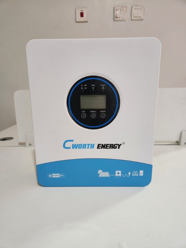 Cworth energy 12v 1.8kva Hybrid inverter Cworth Inverters Now Available with Warranty